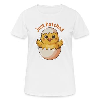 Freshly hatched chick - Women's Breathable T-Shirt - white - Front - AI Model Female 172 dark (172cm)