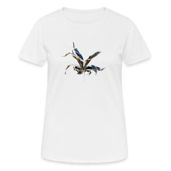 Leaf layers - Women's Breathable T-Shirt - white - Front - AI Model Female 172 dark (172cm)