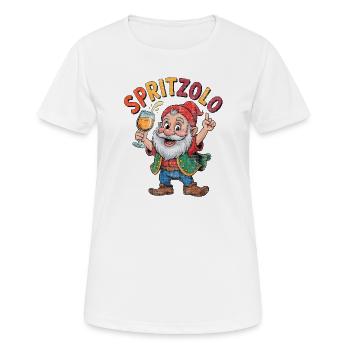 Spritz de Gnomon Festif - T-shirt respirant Femme - blanc - Devant - AI Model Female 172 dark (172cm)