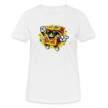Goldener Sarg-Swag - Frauen T-Shirt atmungsaktiv - Weiß - Vorne - AI Model Female 172 dark (172cm)