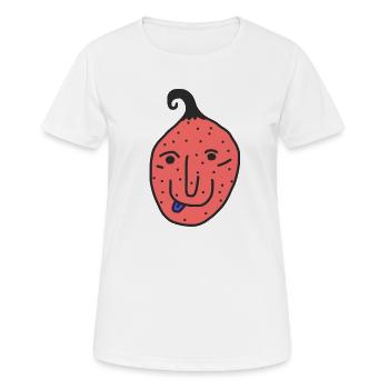 Der Sanguine Sour - Frauen T-Shirt atmungsaktiv - Weiß - Vorne - AI Model Female 172 dark (172cm)