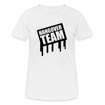 Hangover Team - Women's Breathable T-Shirt - white - Front - AI Model Female 172 dark (172cm)
