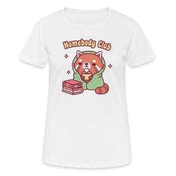 Club des pandas rouges mignons et familiers - T-shirt respirant Femme - blanc - Devant - AI Model Female 172 dark (172cm)