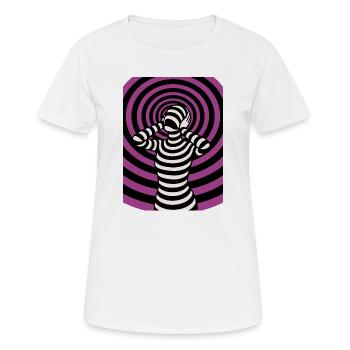 Hypnos, hallucinations - T-shirt respirant Femme - blanc - Devant - AI Model Female 172 dark (172cm)
