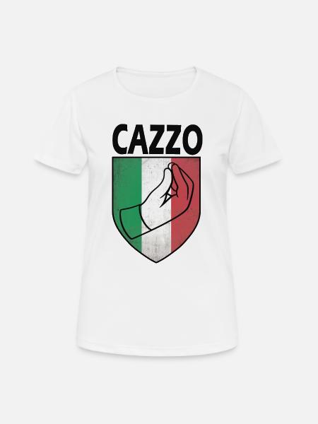 Italian, Cazzo - Women's Breathable T-Shirt - white