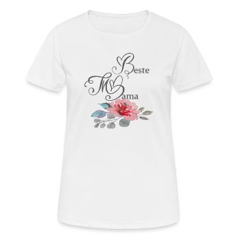 Best Mom - Women's Breathable T-Shirt - white - Front - AI Model Female 172 dark (172cm)
