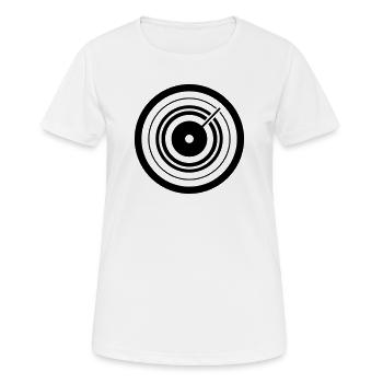 Target Arrow Dart Icon - Women's Breathable T-Shirt - white - Front - AI Model Female 172 dark (172cm)