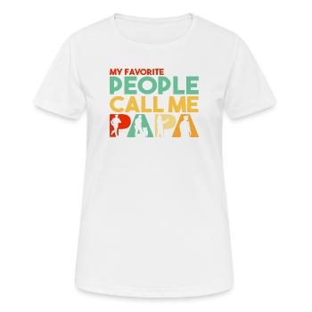 Design der Definition des Patrouillenoffiziers - Frauen T-Shirt atmungsaktiv - Weiß - Vorne - AI Model Female 172 dark (172cm)