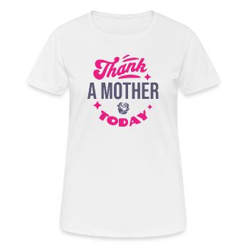 Lustiges Mama Oma Muttertag Geschenk Design Humor - Frauen T-Shirt atmungsaktiv - Weiß - Vorne - AI Model Female 172 dark (172cm)