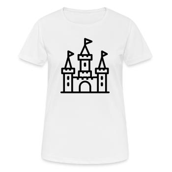 castle - Women's Breathable T-Shirt - white - Front - AI Model Female 172 dark (172cm)
