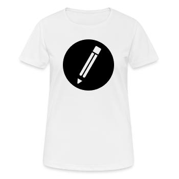 Pencil - Women's Breathable T-Shirt - white - Front - AI Model Female 172 dark (172cm)