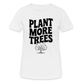 Plant More Trees - Women's Breathable T-Shirt - white - Front - AI Model Female 172 dark (172cm)