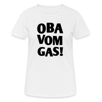 bayerischer spruch  - Frauen T-Shirt atmungsaktiv - Weiß - Vorne - AI Model Female 172 dark (172cm)