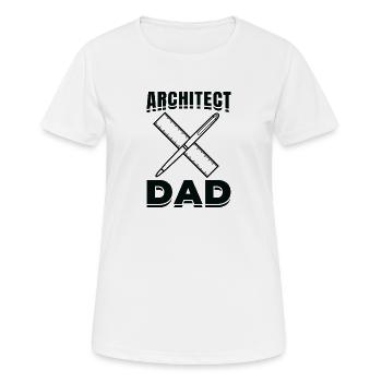 Architecture Papa - Women's Breathable T-Shirt - white - Front - AI Model Female 172 dark (172cm)