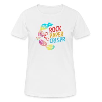 Molécule formule structurale - T-shirt respirant Femme - blanc - Devant - AI Model Female 172 dark (172cm)