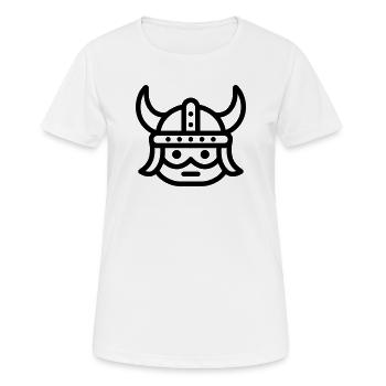 Wikinger - Frauen T-Shirt atmungsaktiv - Weiß - Vorne - AI Model Female 172 dark (172cm)