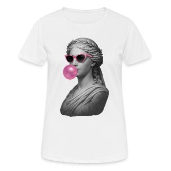 Hestia Chewing Gum - Women's Breathable T-Shirt - white - Front - AI Model Female 172 dark (172cm)