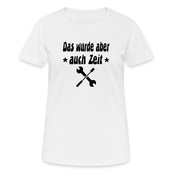 Schrauben - Frauen T-Shirt atmungsaktiv - Weiß - Vorne - AI Model Female 172 dark (172cm)