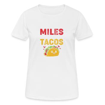 Marathon Runners Half Marathon Marathon - Women's Breathable T-Shirt - white - Front - AI Model Female 172 dark (172cm)