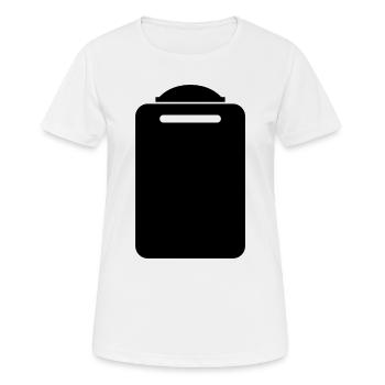 Chopping board - Women's Breathable T-Shirt - white - Front - AI Model Female 172 dark (172cm)