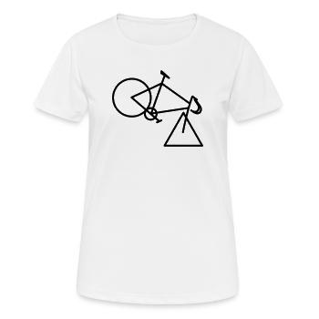 Tri-cycle - T-shirt respirant Femme - blanc - Devant - AI Model Female 172 dark (172cm)