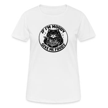 Grummelkat Ramen Bowl Grumpy Katze Launisch - Frauen T-Shirt atmungsaktiv - Weiß - Vorne - AI Model Female 172 dark (172cm)
