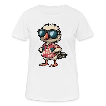 Strauss Comic Holiday - T-shirt respirant Femme - blanc - Devant - AI Model Female 172 dark (172cm)