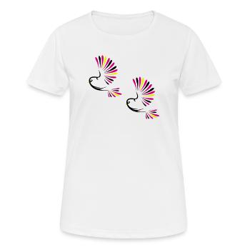 Vogel Bird - T-shirt respirant Femme - blanc - Devant - AI Model Female 172 dark (172cm)