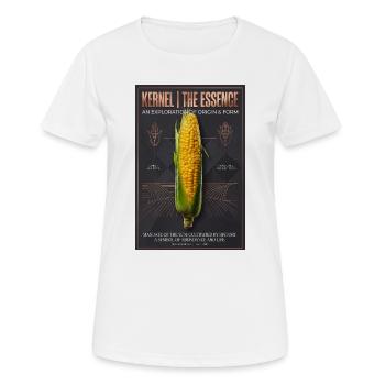 Essence du noyau : Origine & Forme - T-shirt respirant Femme - blanc - Devant - AI Model Female 172 dark (172cm)
