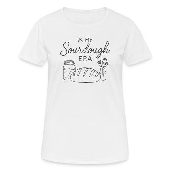 Pâtisserie pâtissière au levain à mon époque - T-shirt respirant Femme - blanc - Devant - AI Model Female 172 dark (172cm)