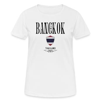 Souvenir Bangkok, design élégant Bangkok - T-shirt respirant Femme - blanc - Devant - AI Model Female 172 dark (172cm)