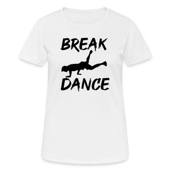 Breakdancing - Women's Breathable T-Shirt - white - Front - AI Model Female 172 dark (172cm)