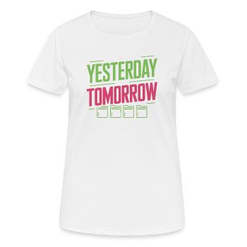 Preserving Yesterday for Tomorrow - Women's Breathable T-Shirt - white - Front - AI Model Female 172 dark (172cm)