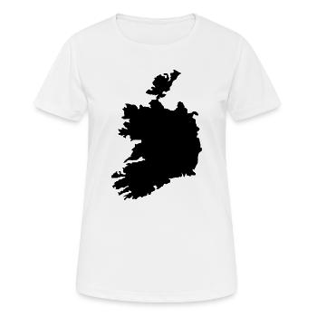 Ireland - Women's Breathable T-Shirt - white - Front - AI Model Female 172 dark (172cm)
