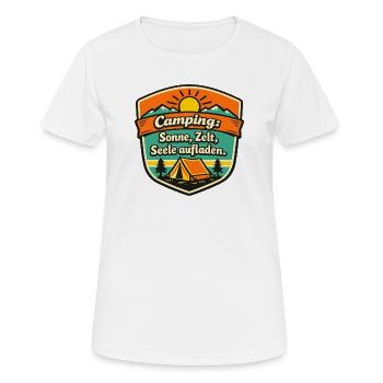 Camper - Women's Breathable T-Shirt - white - Front - AI Model Female 172 dark (172cm)