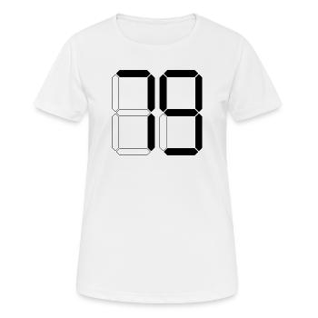 NUMÉRO 79 Soixante-dix-neuf Cadeau Digital - T-shirt respirant Femme - blanc - Devant - AI Model Female 172 dark (172cm)