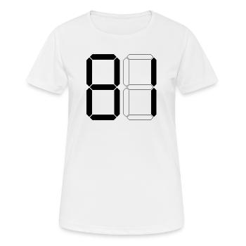 NUMÉRO 81 Quatre-vingt-et-un Cadeaux Numériques - T-shirt respirant Femme - blanc - Devant - AI Model Female 172 dark (172cm)