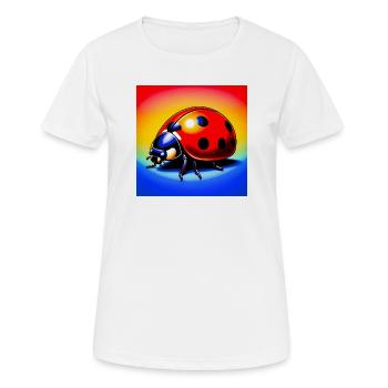coccinelle - T-shirt respirant Femme - blanc - Devant - AI Model Female 172 dark (172cm)