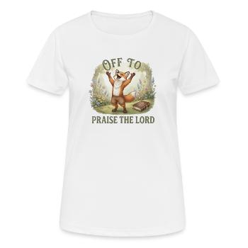 To praise the Lord Christian Fuchs - Women's Breathable T-Shirt - white - Front - AI Model Female 172 dark (172cm)