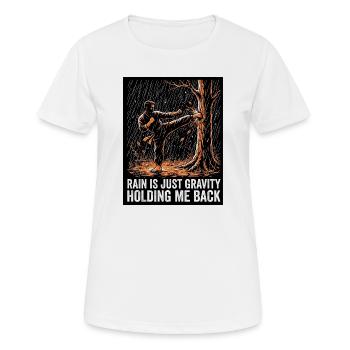 Kampfkunst Spruch - Frauen T-Shirt atmungsaktiv - Weiß - Vorne - AI Model Female 172 dark (172cm)