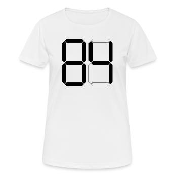 NUMÉRO 84 Quatre-vingt-quatre Cadeaux Numériques - T-shirt respirant Femme - blanc - Devant - AI Model Female 172 dark (172cm)