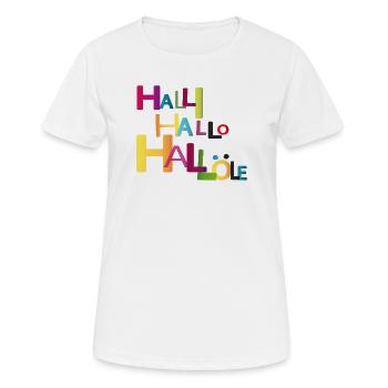 Hello Hello Hello - Women's Breathable T-Shirt - white - Front - AI Model Female 172 dark (172cm)