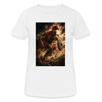 Stormbound Crusader Knight - Women's Breathable T-Shirt - white - Front - AI Model Female 172 dark (172cm)