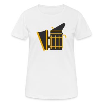 Beekeeper Smoker Smoking Device Beekeeping Beekeeping - Women's Breathable T-Shirt - white - Front - AI Model Female 172 dark (172cm)