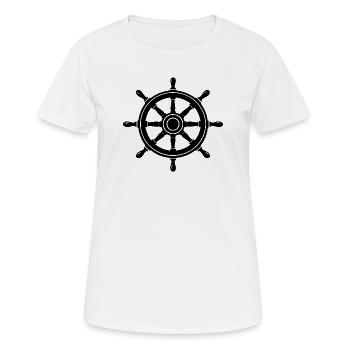 Volant - T-shirt respirant Femme - blanc - Devant - AI Model Female 172 dark (172cm)