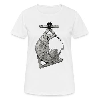 Sacred Fragment – Ancient Wabi Sabi Relic - Women's Breathable T-Shirt - white - Front - AI Model Female 172 dark (172cm)