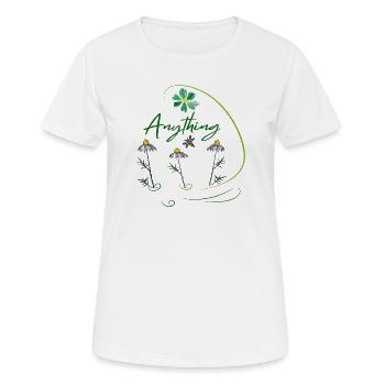 Anything - Women's Breathable T-Shirt - white - Front - AI Model Female 172 dark (172cm)