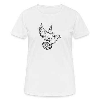 where - Women's Breathable T-Shirt - white - Front - AI Model Female 172 dark (172cm)