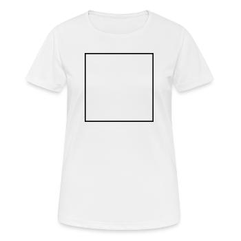 Square Empty - Women's Breathable T-Shirt - white - Front - AI Model Female 172 dark (172cm)