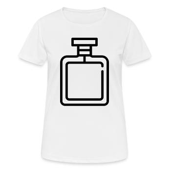 flacon de parfum - T-shirt respirant Femme - blanc - Devant - AI Model Female 172 dark (172cm)